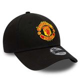 Kinder kappe NEW ERA 9Forty FC Manchester United Black Adjustable cap