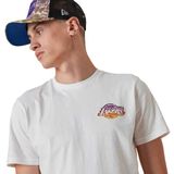 Herren T-Shirt New Era NBA Team Water Print LA Lakers T-shirt White