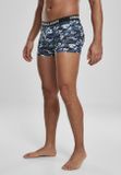 Urban Classics Boxer Shorts 3-Pack blue camo/orange camo/black