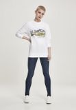 Mr. Tee Ladies Local Planet Crewneck white