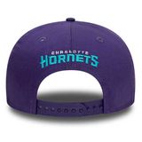 Kappe New Era 9FIFTY NBA Patch Charlotte Hornets Purple snapback cap