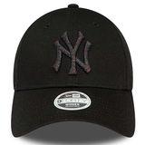 Damen Kappe New Era 9Forty WMNS MLB Metallic logo NY Yankees Black cap