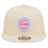 Kappe New Era 9FIFTY MLB Pastel Patch Chicago Cubs Cream Beige snapback cap