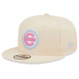 Kappe New Era 9FIFTY MLB Pastel Patch Chicago Cubs Cream Beige snapback cap