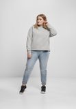 Urban Classics Ladies Oversized High Neck Crew grey