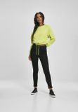 Urban Classics Ladies Oversized Short Raglan Crew frozen yellow