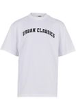 Urban Classics UC College Logo Tall Tee white