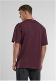 Urban Classics UC College Logo Tall Tee redwine