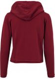 Urban Classics Ladies Cropped Terry Hoody burgundy