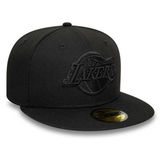 Basecap New Era 59Fifty NBA Essential Black On Black LA Lakers Black cap