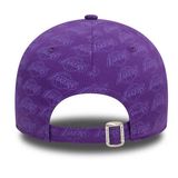 Kappe New Era 9FORTY Team Monogram NBA LA LAkers Purple cap