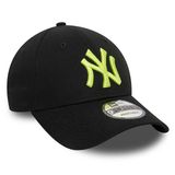 Kappe New Era 9FORTY MLB League Essential NY Yankees Black Neon Green adjustable cap