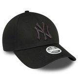 Damen Kappe New Era 9Forty WMNS MLB Metallic logo NY Yankees Black cap