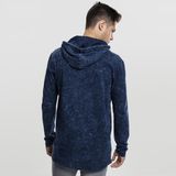 Herren Sweatshirt Urban Classics Random Wash Hoody indigo