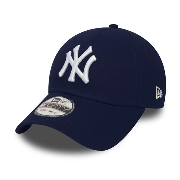 Kappe New Era 9Forty MLB League Basic NY Yankees Navy White -   - Online Hip Hop Fashion Store