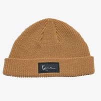 karl kani Woven Signature Essential Fisherman Beanie white