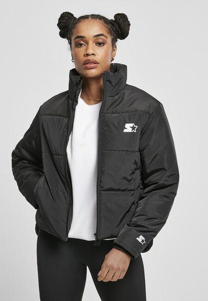 Ladies Starter Logo Puffer Jacket black