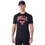 Herren T-Shirt New Era NBA Team Chicago Bulls Regular T-shirt Black