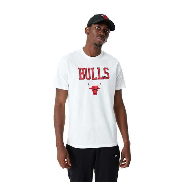 Herren T-Shirt New Era NBA Team Chicago Bulls T-shirt White