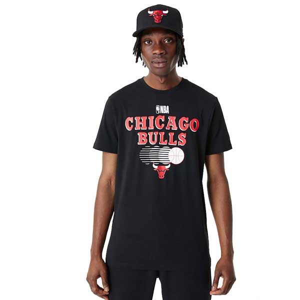 Herren T-Shirt New Era NBA Team Chicago Bulls T-shirt White