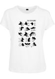 Mr. Tee Ladies Talk To The Hand Box Tee white