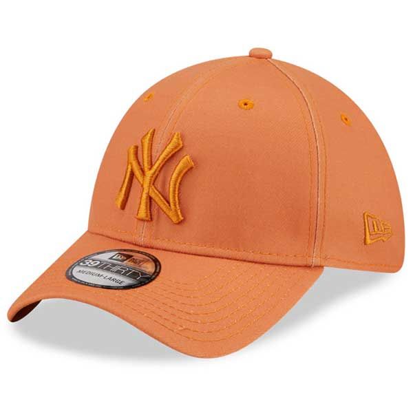 New Era 39thirty MLB League Essential NY Yankees Orange Adjustable cap