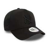 Kappe New Era 9Forty E-Frame Monochrome NY Yankees Black Adjustable cap