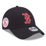 Kappe NEW ERA 9FORTY MLB Team side patch Boston Red Sox Black cap