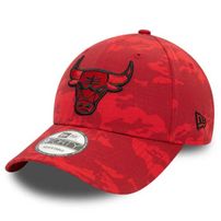 Kappe New Era 9FORTY NBA Tonal Camo AOP Chicago Bulls Red