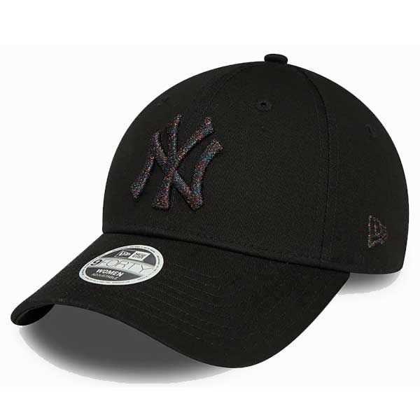 Damen Kappe New Era 9Forty WMNS MLB Metallic logo NY Yankees Black cap