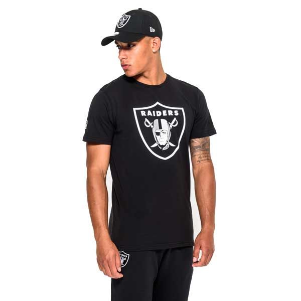 Herren T-Shirt New Era NFL Team Logo Las Vegas Raiders T-shirt Black