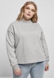 Urban Classics Ladies Oversized High Neck Crew grey